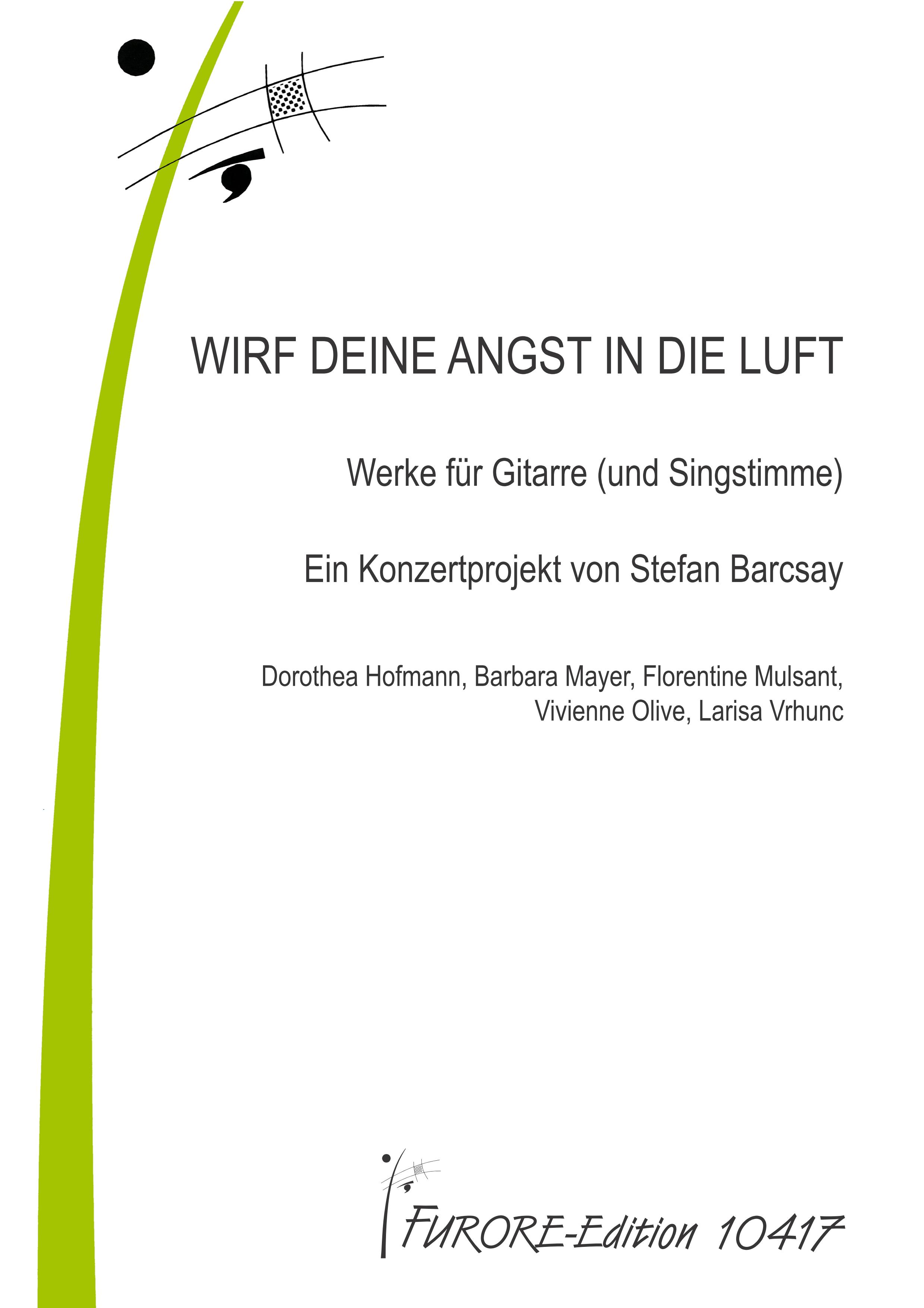 Plakat Wirf Dein Angst in die Luft